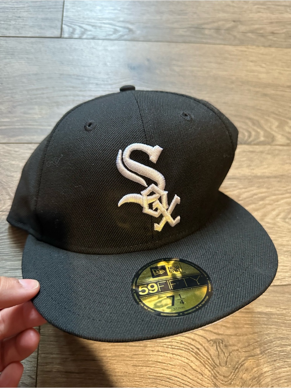 New Era Black White Chicago White Sox Fitted 59FIFTY Cap